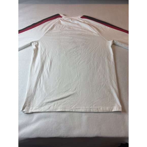Aeropostale Stretch Graphic T-Shirt White & Red With Logo Print medium size - Picture 9 of 11